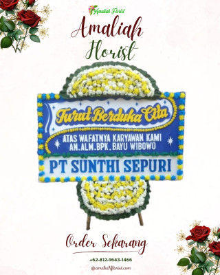 Papan Bunga Duka di Tawang