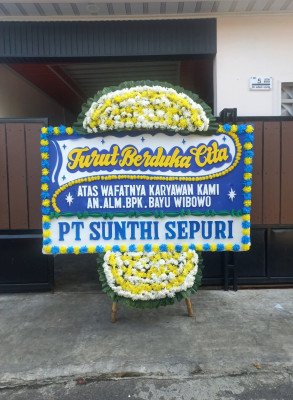 Papan Bunga Duka di Tawang